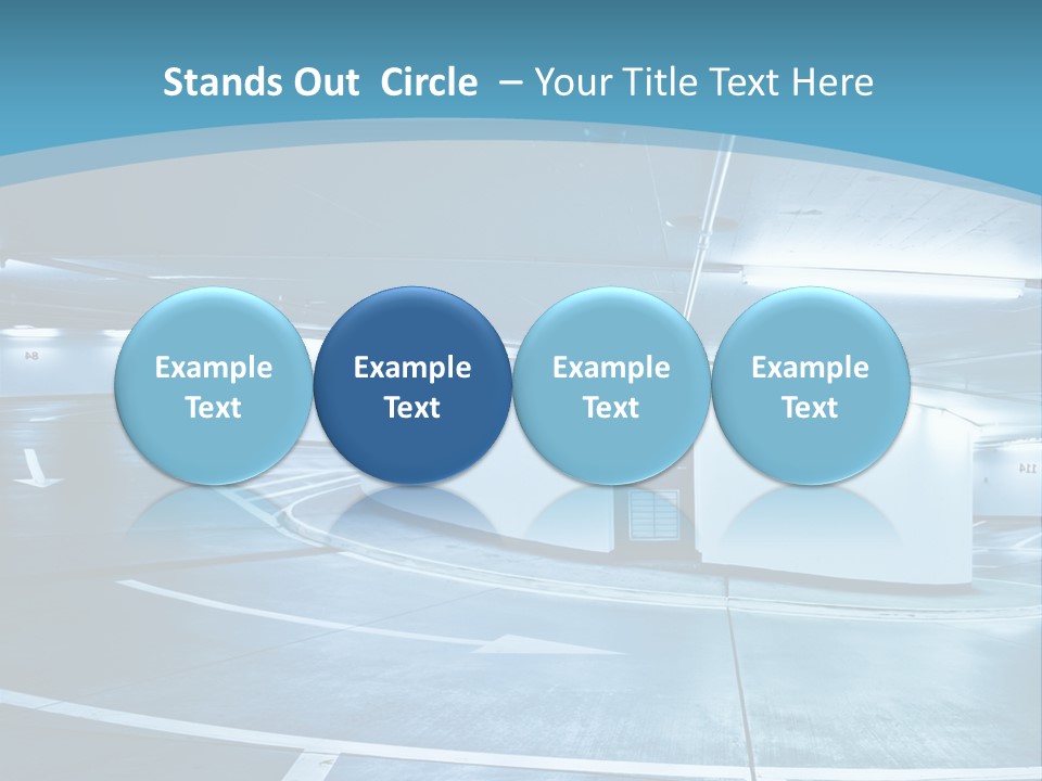 Column Concrete Texture PowerPoint Template