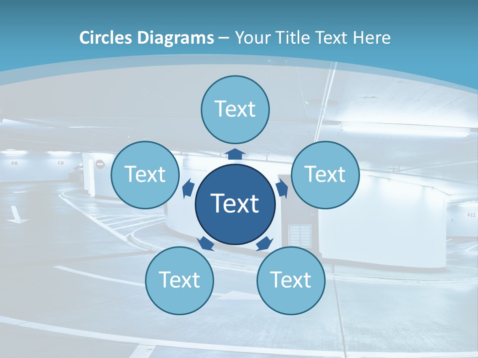 Column Concrete Texture PowerPoint Template