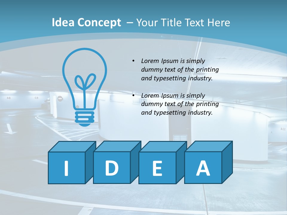 Column Concrete Texture PowerPoint Template