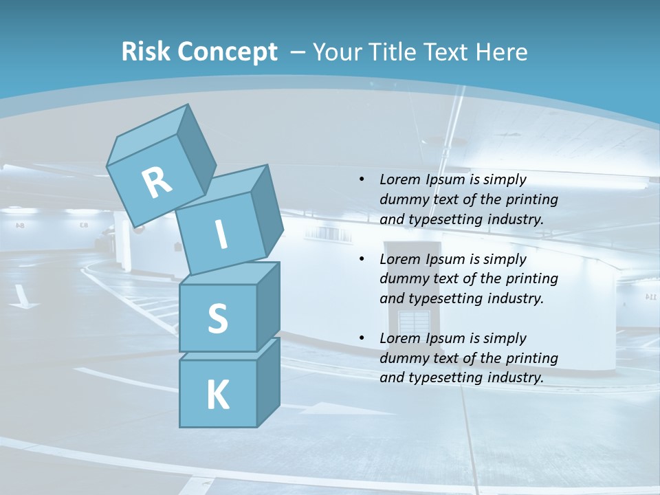 Column Concrete Texture PowerPoint Template