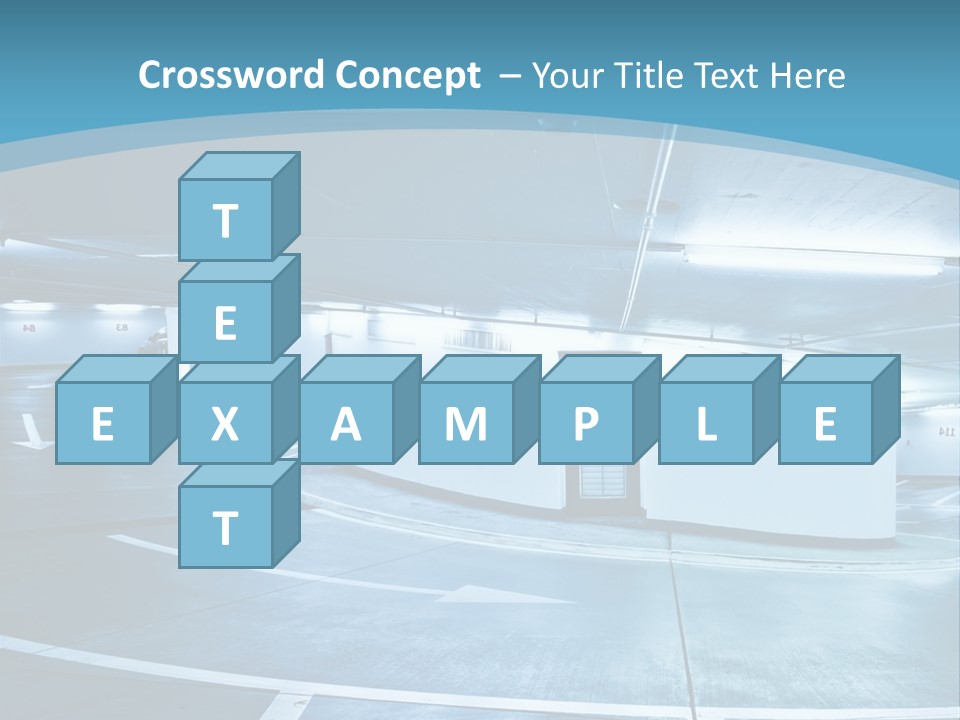 Column Concrete Texture PowerPoint Template