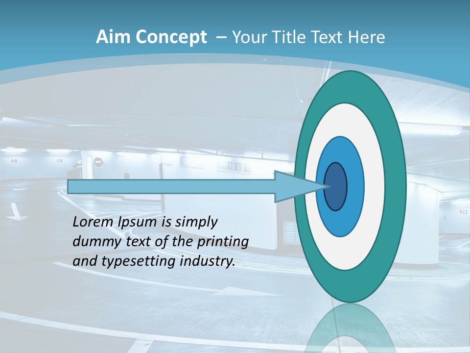 Column Concrete Texture PowerPoint Template