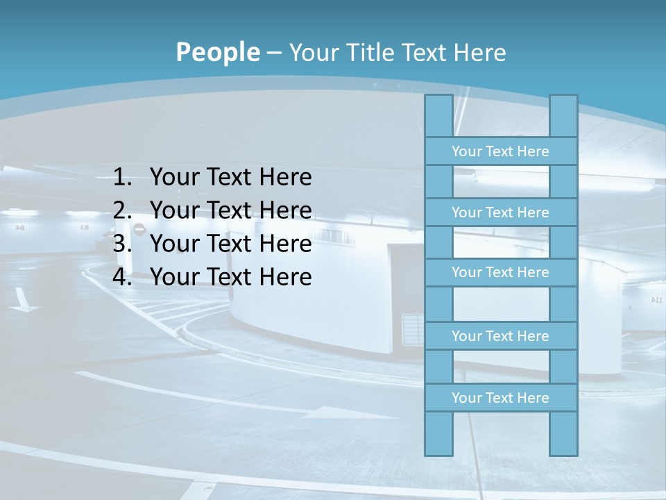 Column Concrete Texture PowerPoint Template