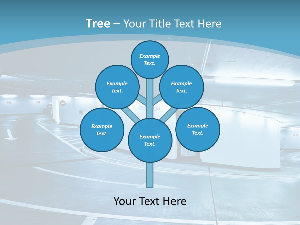 Column Concrete Texture PowerPoint Template