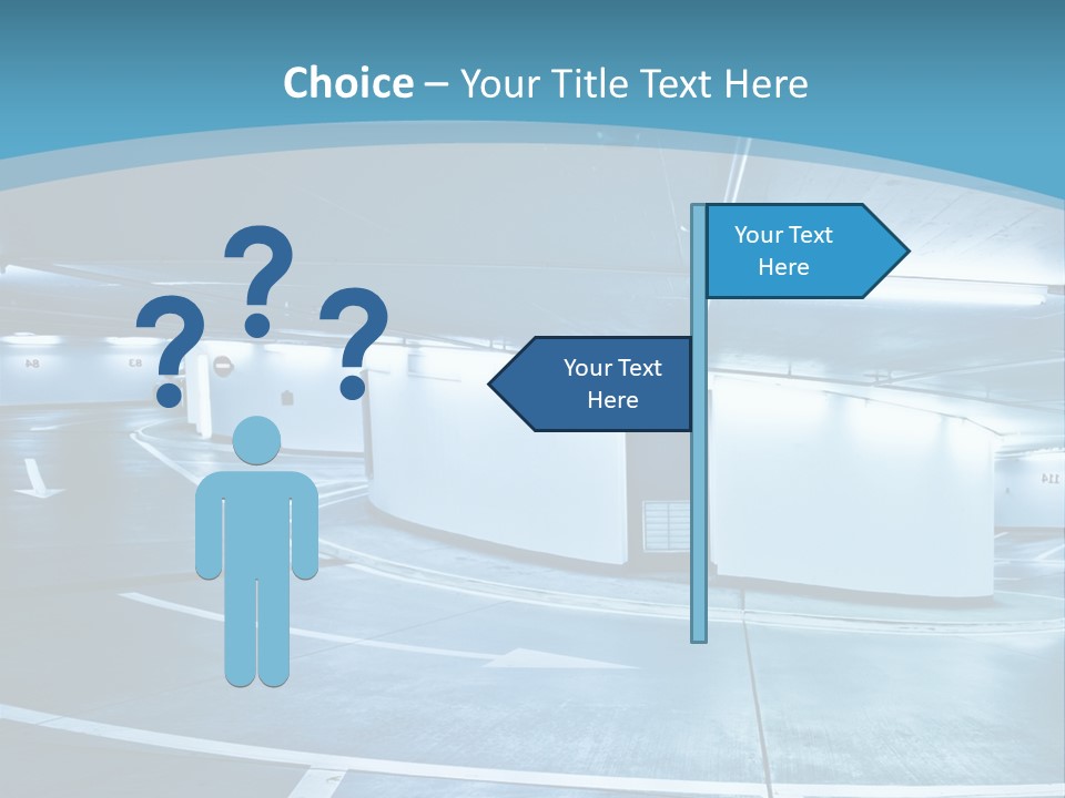 Column Concrete Texture PowerPoint Template