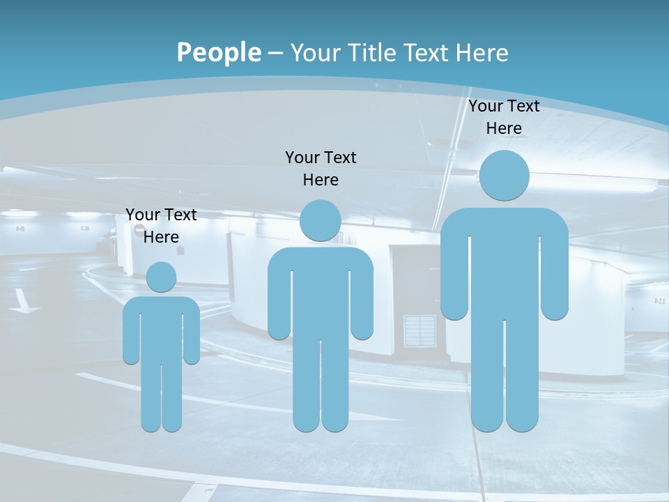 Column Concrete Texture PowerPoint Template