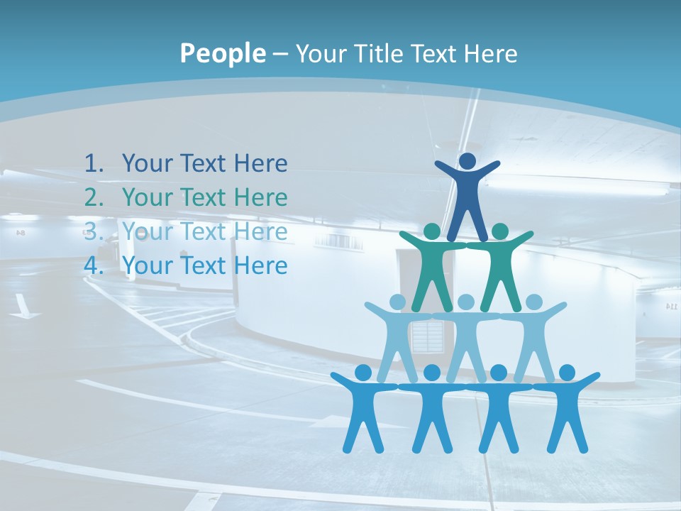 Column Concrete Texture PowerPoint Template