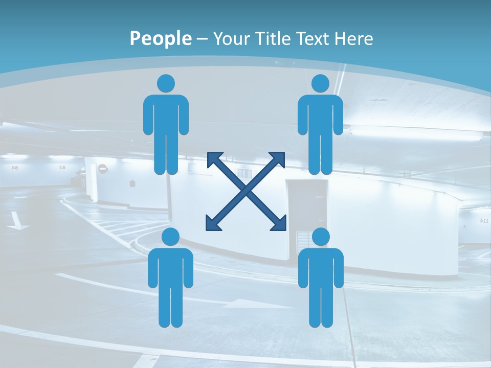 Column Concrete Texture PowerPoint Template