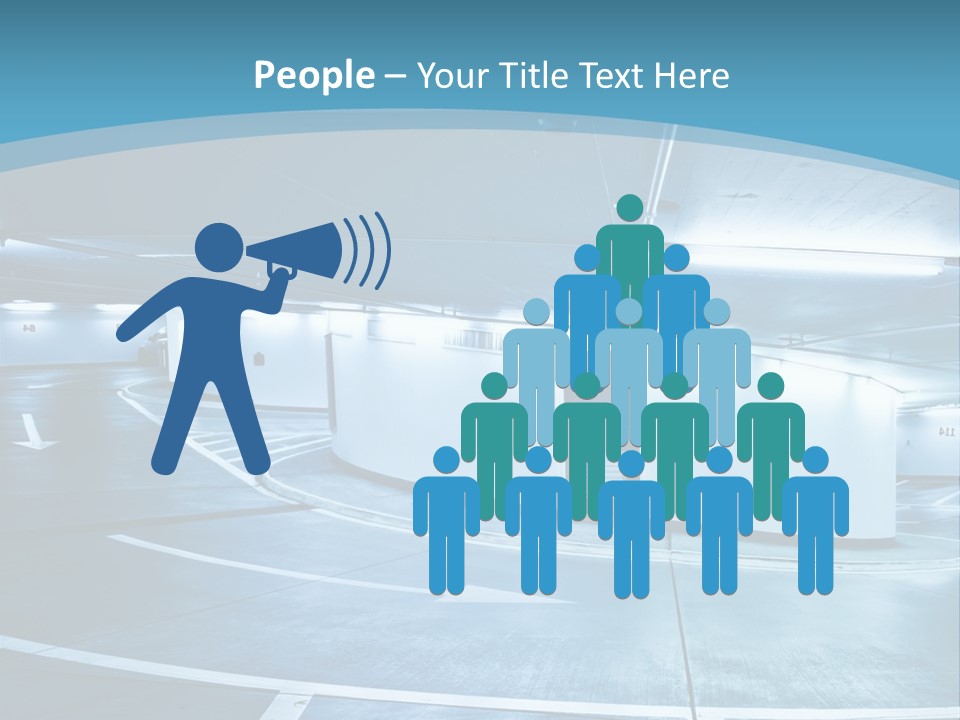 Column Concrete Texture PowerPoint Template