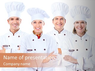Healthy Staff Cuisine PowerPoint Template