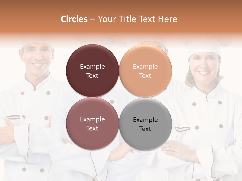 Healthy Staff Cuisine PowerPoint Template