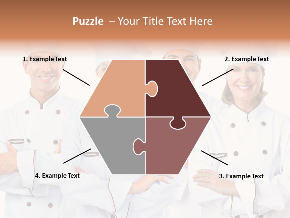 Healthy Staff Cuisine PowerPoint Template