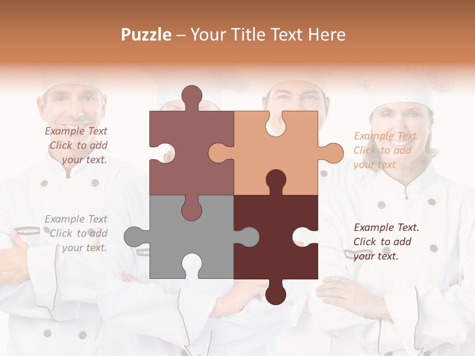 Healthy Staff Cuisine PowerPoint Template