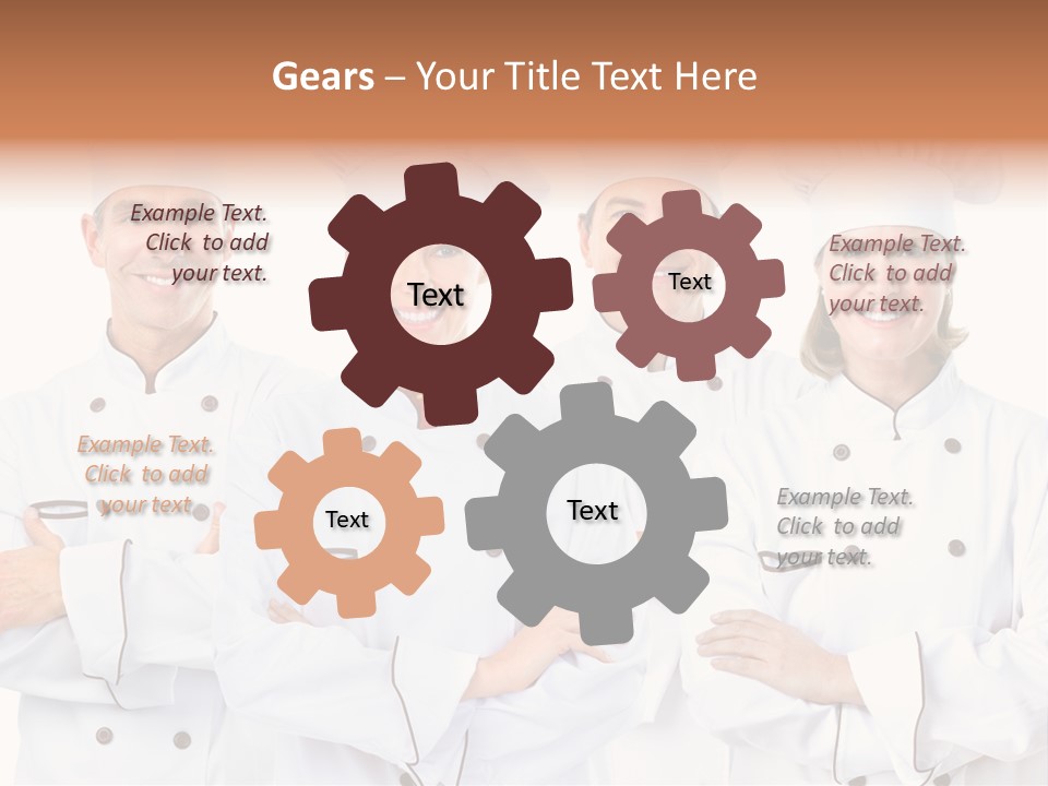 Healthy Staff Cuisine PowerPoint Template