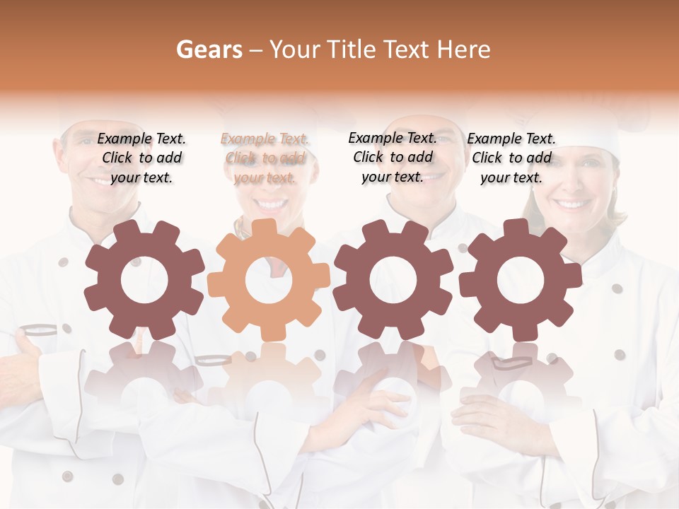 Healthy Staff Cuisine PowerPoint Template