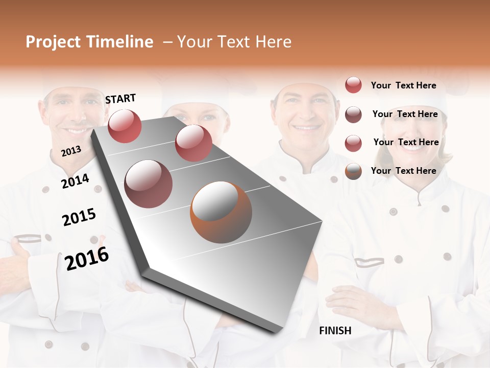 Healthy Staff Cuisine PowerPoint Template