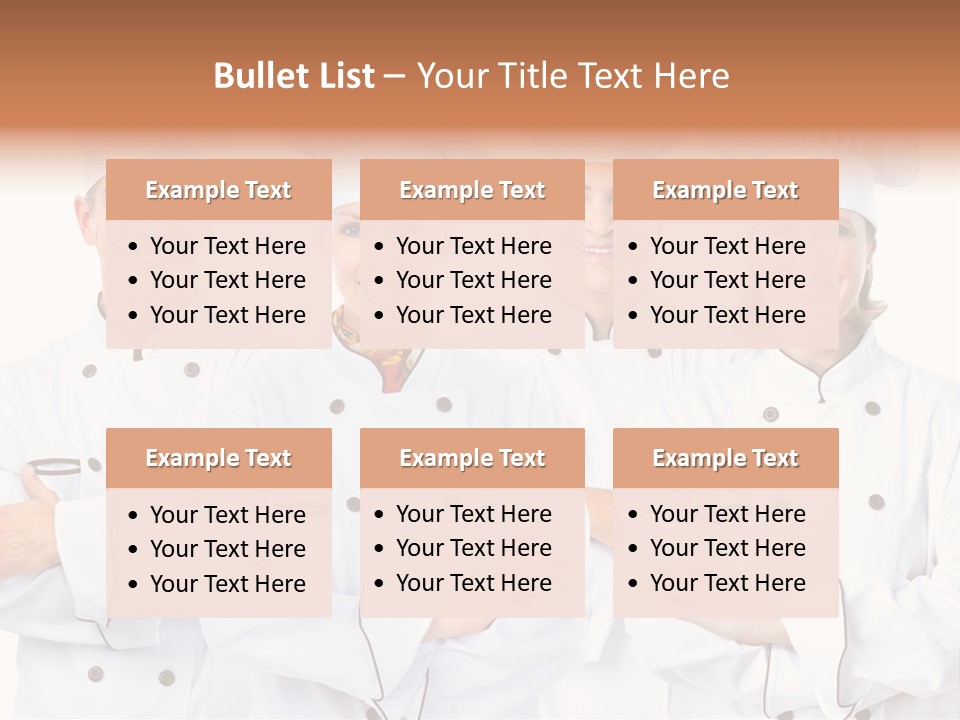 Healthy Staff Cuisine PowerPoint Template