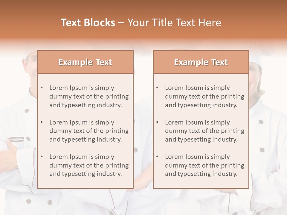 Healthy Staff Cuisine PowerPoint Template
