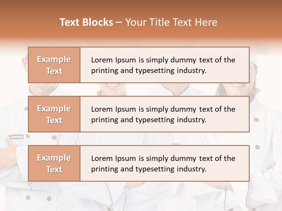 Healthy Staff Cuisine PowerPoint Template