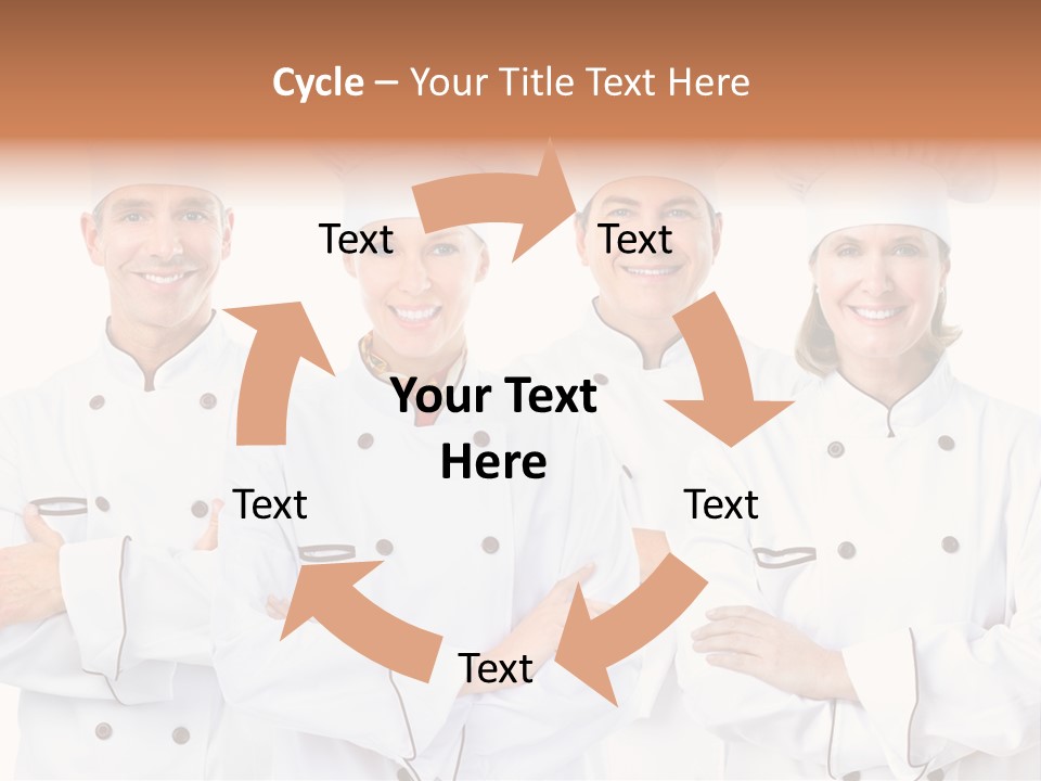 Healthy Staff Cuisine PowerPoint Template