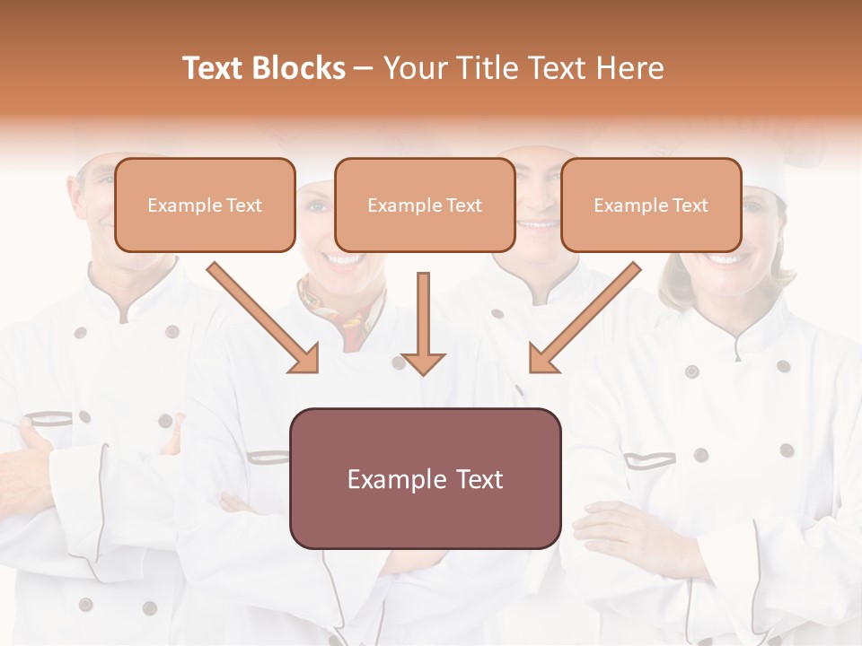 Healthy Staff Cuisine PowerPoint Template