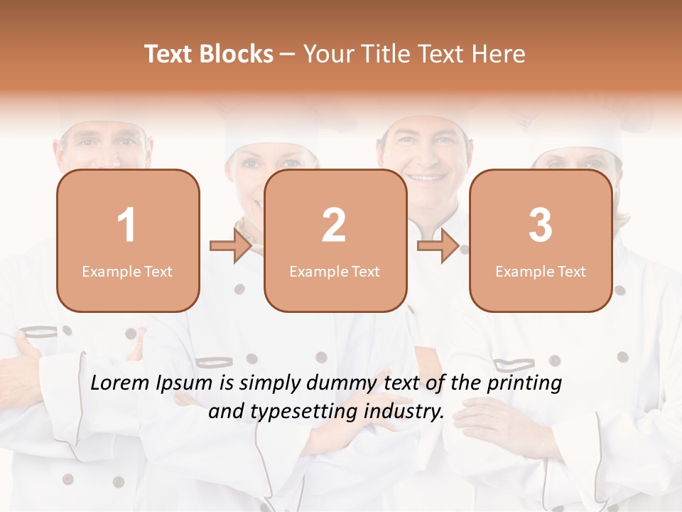 Healthy Staff Cuisine PowerPoint Template