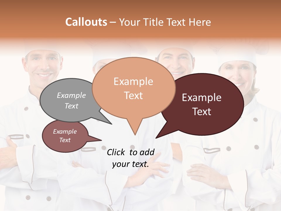 Healthy Staff Cuisine PowerPoint Template