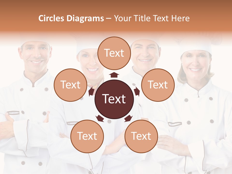 Healthy Staff Cuisine PowerPoint Template