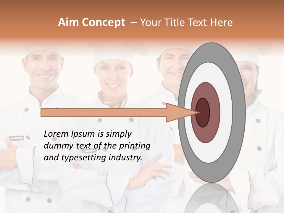 Healthy Staff Cuisine PowerPoint Template