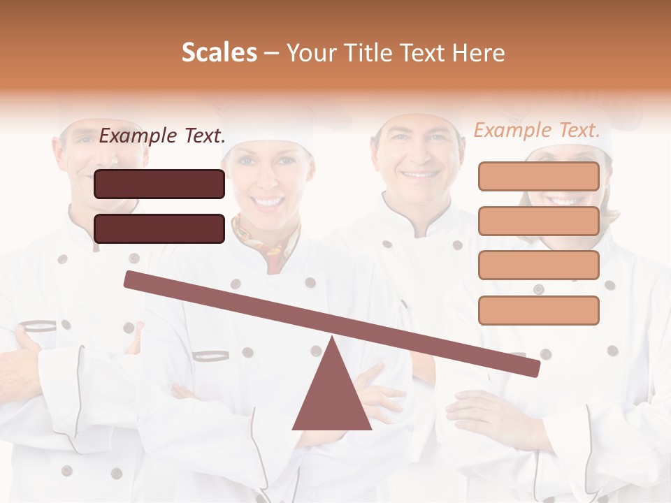 Healthy Staff Cuisine PowerPoint Template