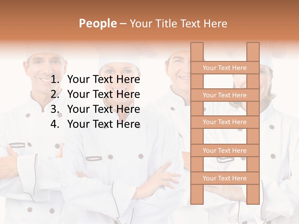 Healthy Staff Cuisine PowerPoint Template
