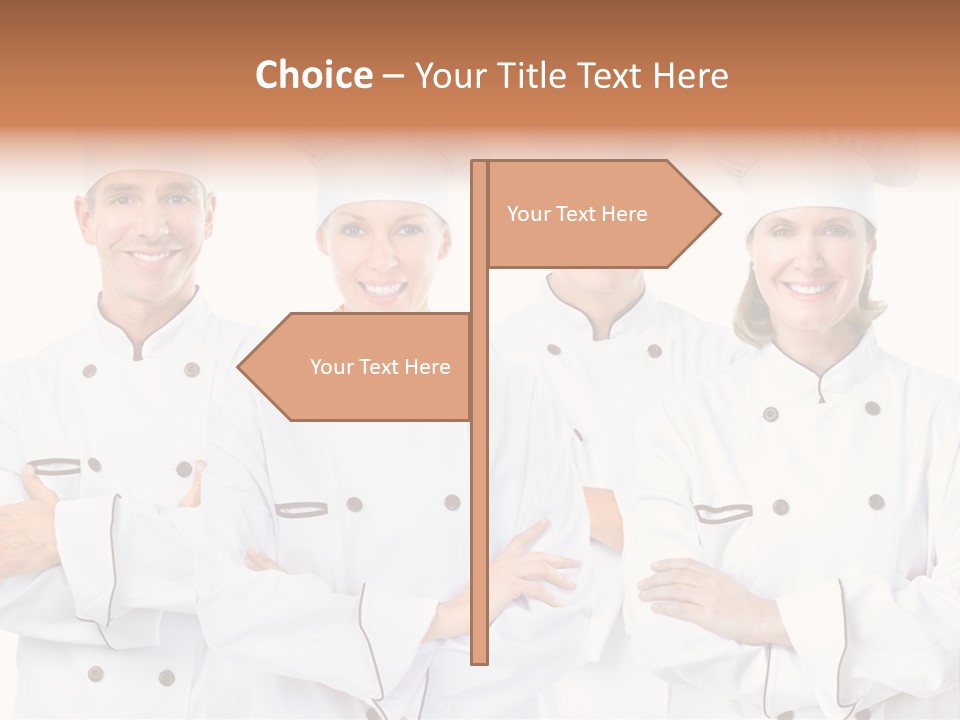Healthy Staff Cuisine PowerPoint Template