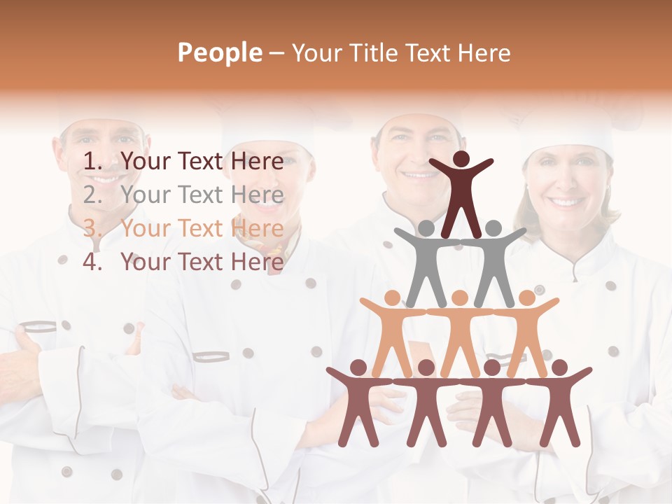Healthy Staff Cuisine PowerPoint Template