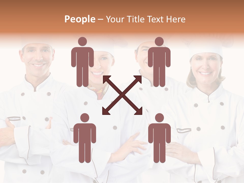 Healthy Staff Cuisine PowerPoint Template