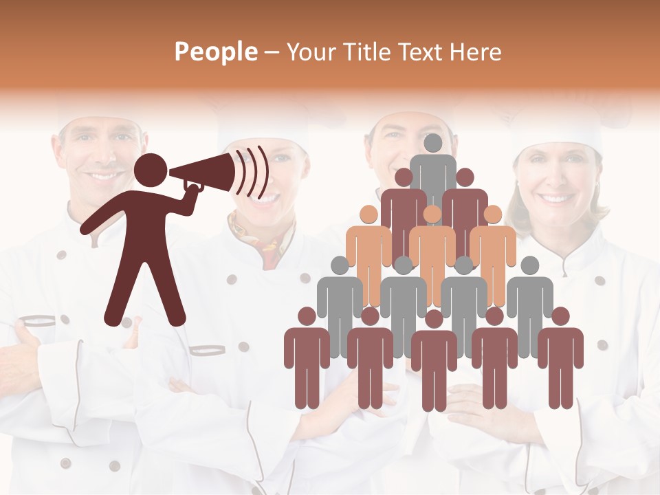 Healthy Staff Cuisine PowerPoint Template