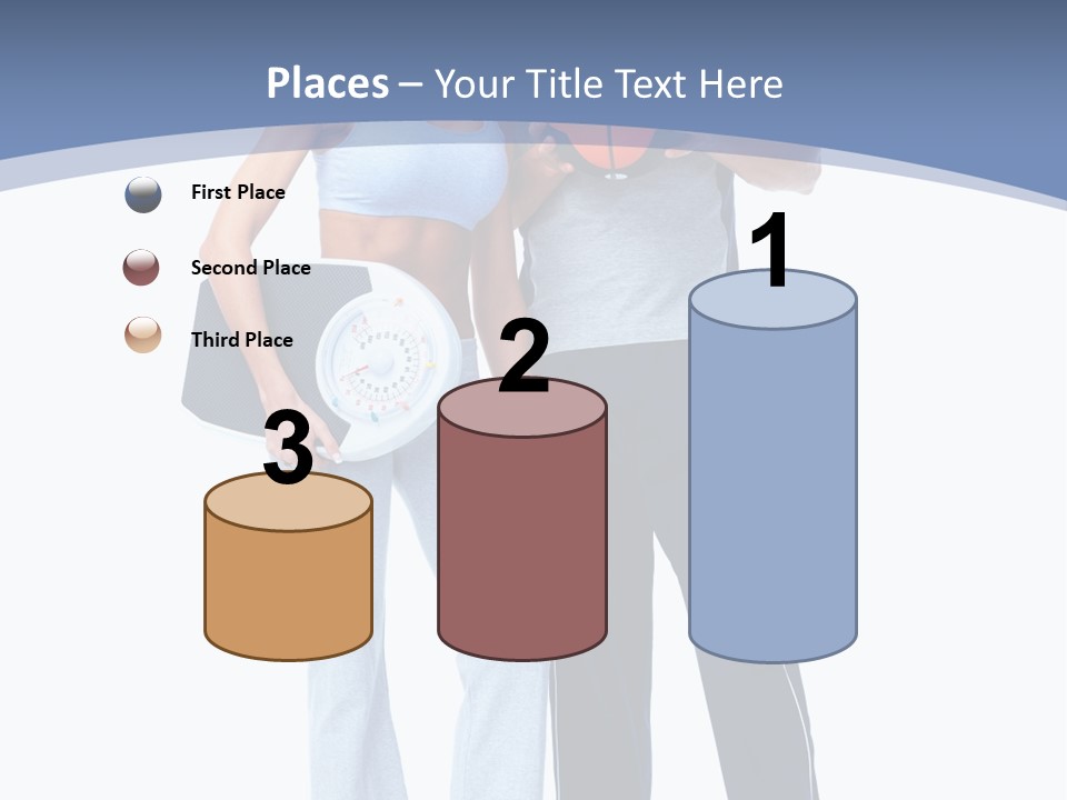 Standing Diet Ball PowerPoint Template