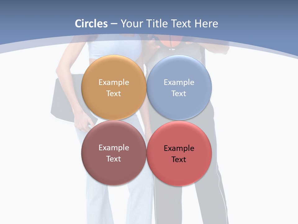 Standing Diet Ball PowerPoint Template