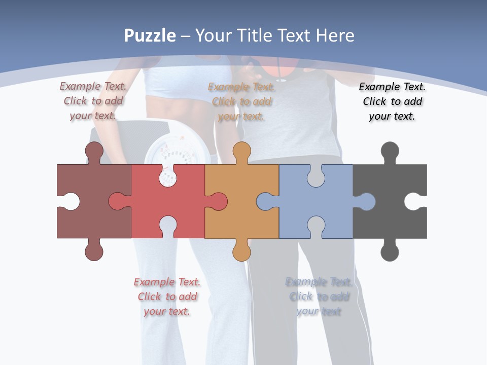 Standing Diet Ball PowerPoint Template