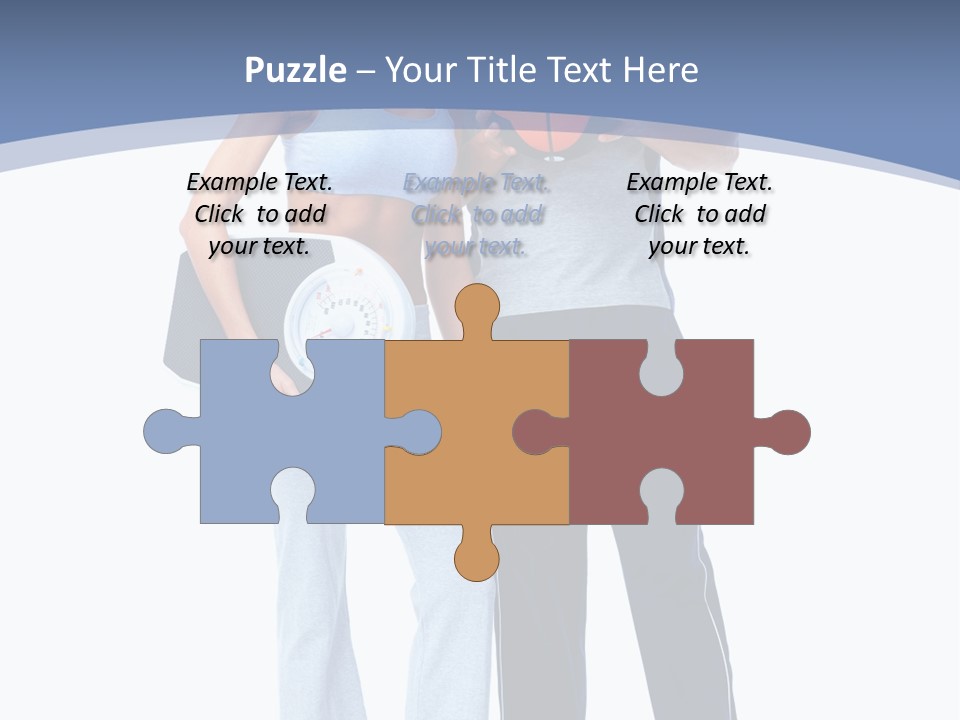 Standing Diet Ball PowerPoint Template