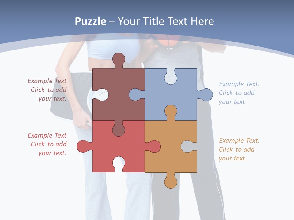 Standing Diet Ball PowerPoint Template