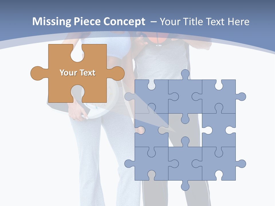 Standing Diet Ball PowerPoint Template