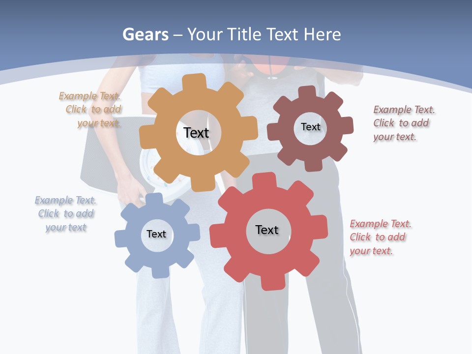 Standing Diet Ball PowerPoint Template