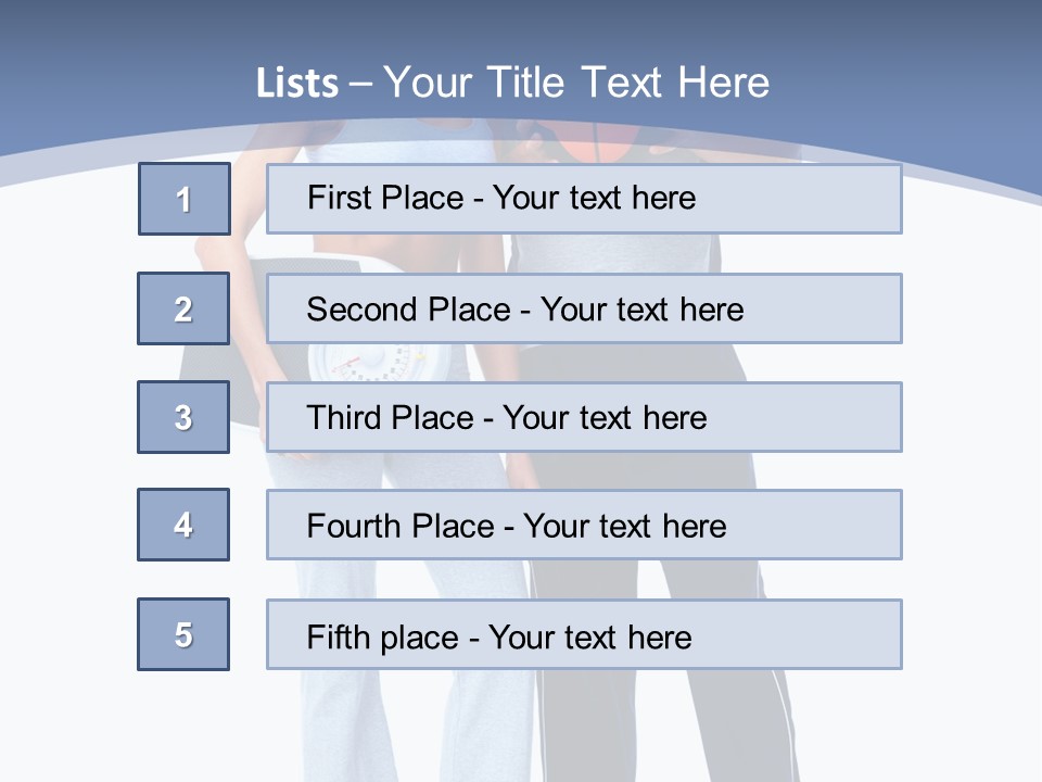 Standing Diet Ball PowerPoint Template