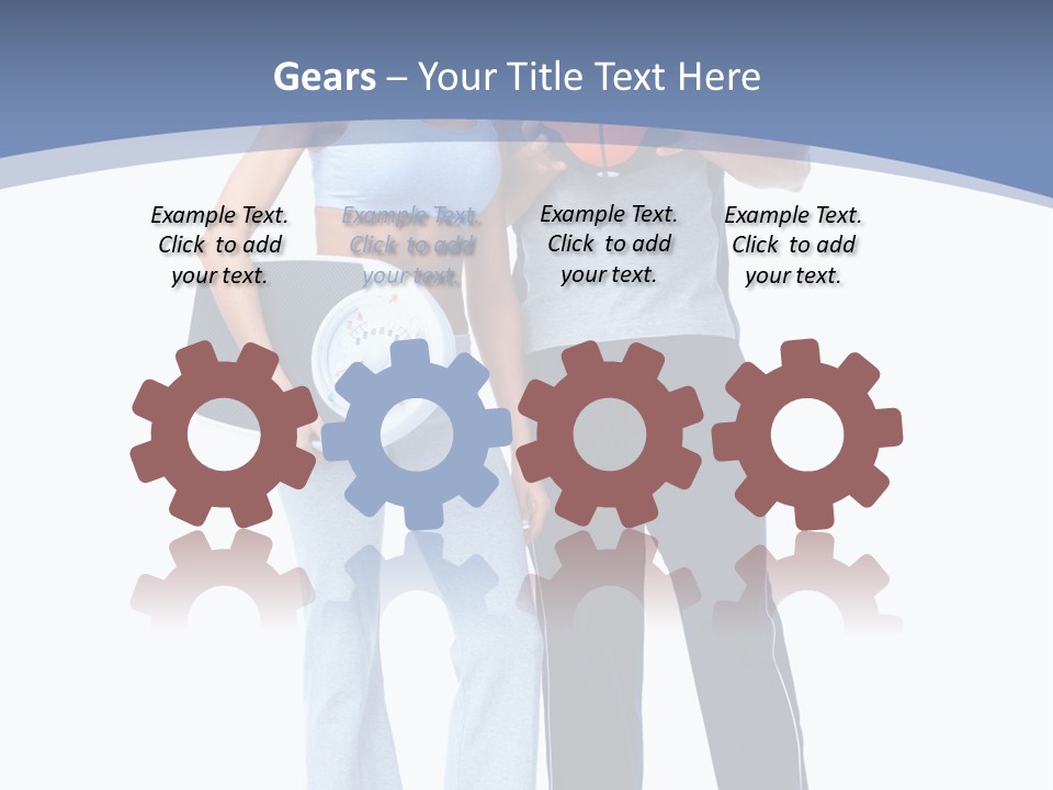 Standing Diet Ball PowerPoint Template