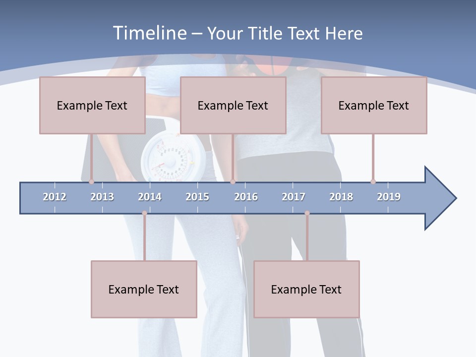Standing Diet Ball PowerPoint Template