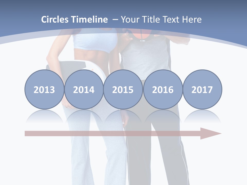 Standing Diet Ball PowerPoint Template