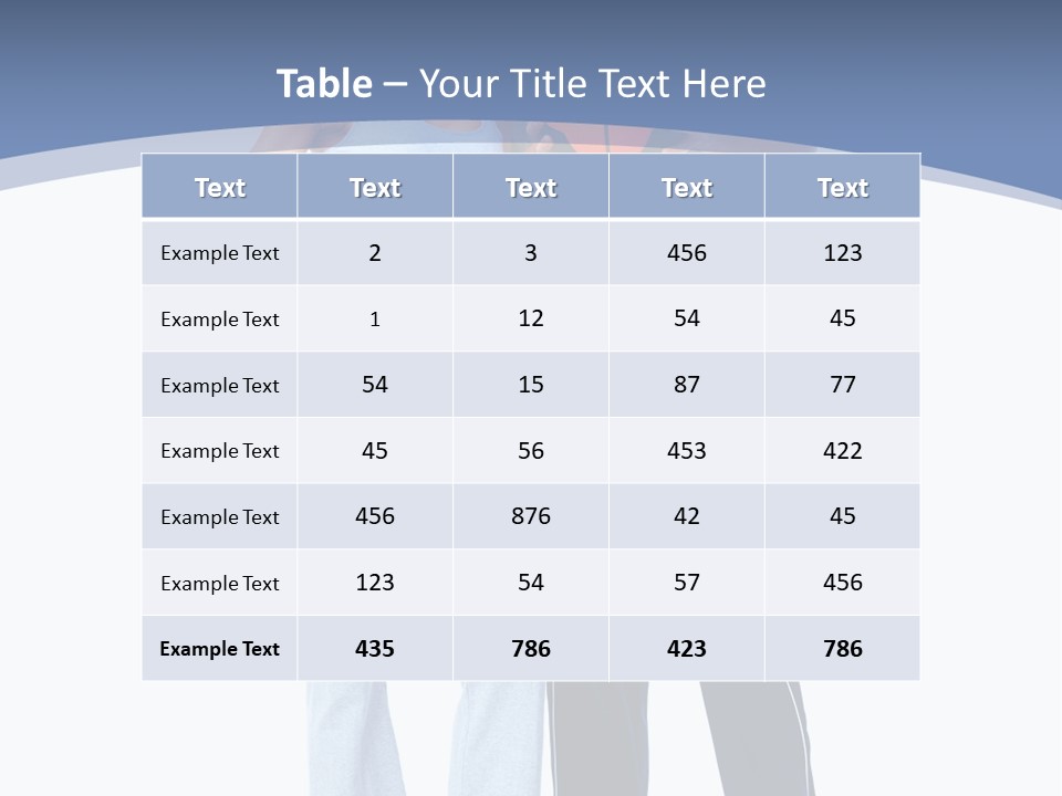 Standing Diet Ball PowerPoint Template