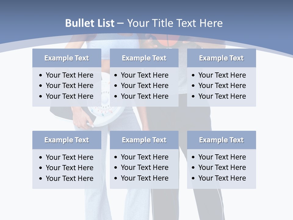 Standing Diet Ball PowerPoint Template