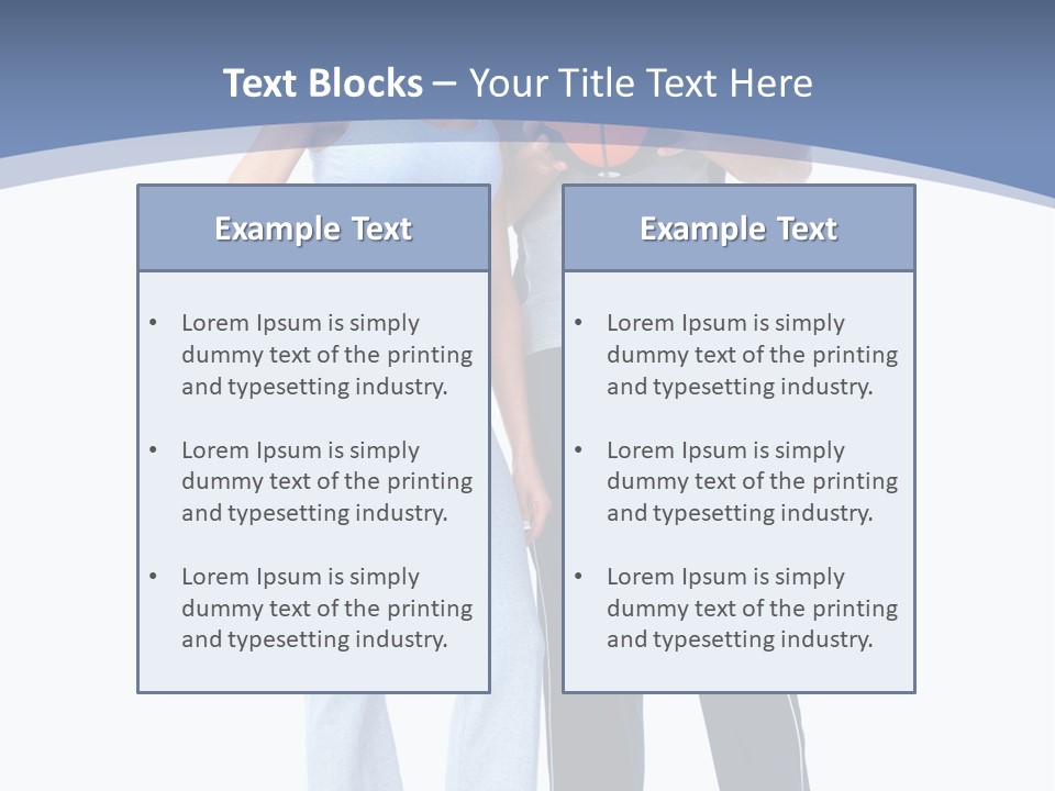 Standing Diet Ball PowerPoint Template