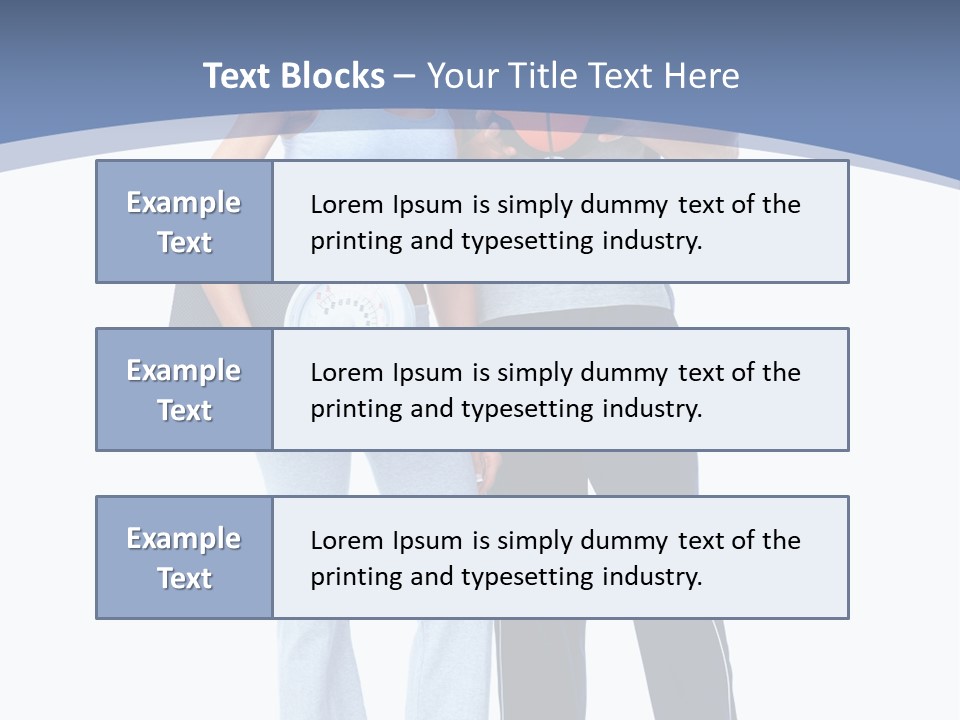Standing Diet Ball PowerPoint Template